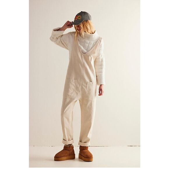 Free People We The Free High Roller Jumpsuit Medium NEW